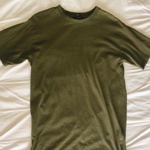 Army Green T-Shirt Dress